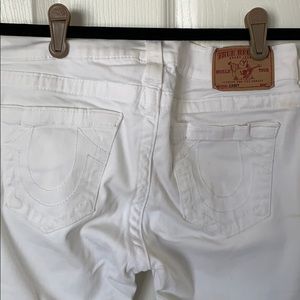 TRUE RELIGION WHITE SKINNY JEANS